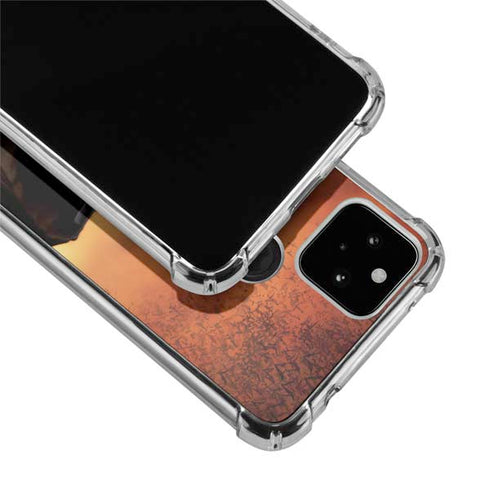 DC Comics Batman Begins Art Google Pixel 5 Clear Case